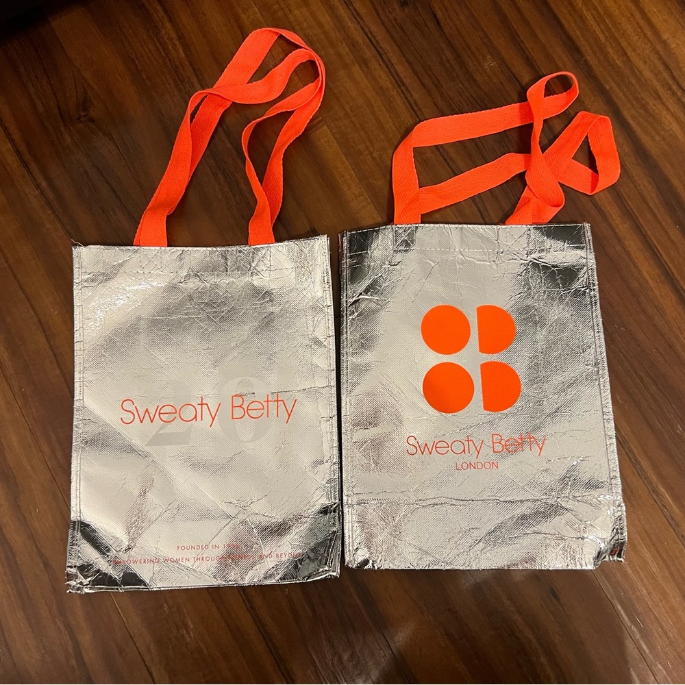 Sweaty Betty tote bag duo